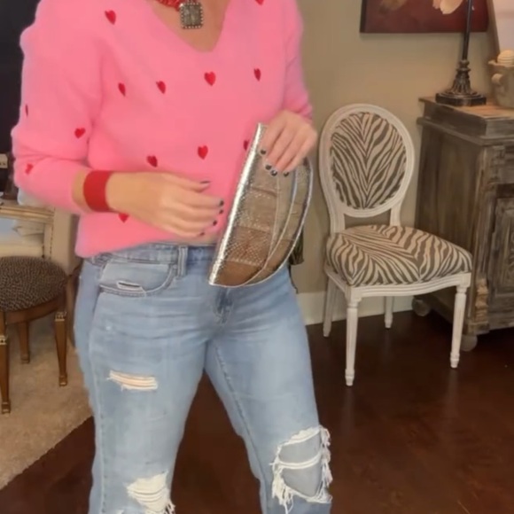 Pink Heart Sweater - Picture 10 of 16